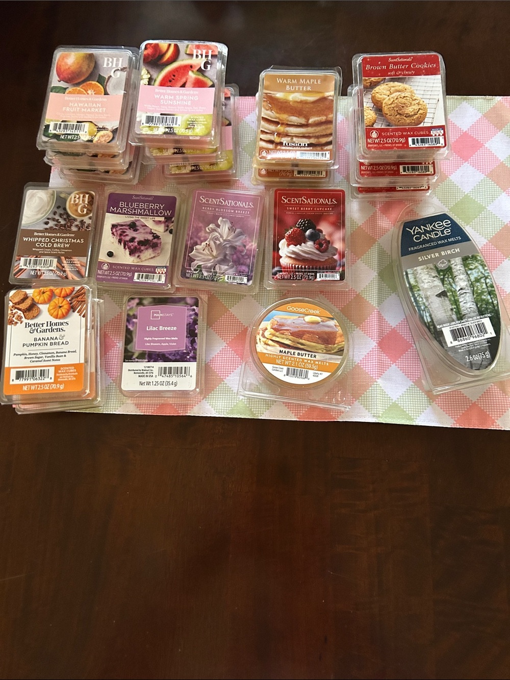 Bundle of 20 Assorted Brands & Scents Wax Warmer Wax Melts New Unused Fresh